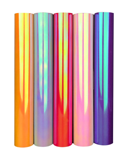 PET Hologram Heat Transfer Vinyl (DTA‑C#)